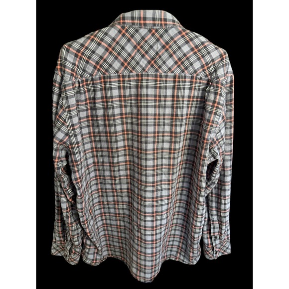 Rails Wyatt Valencia Steele Plaid Flannel Button Up Shirt Men's XXL Cotton - Picture 2 of 8